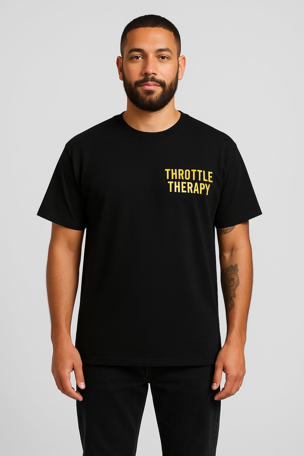 Unisex Oversized T-Shirt - Black & Gold