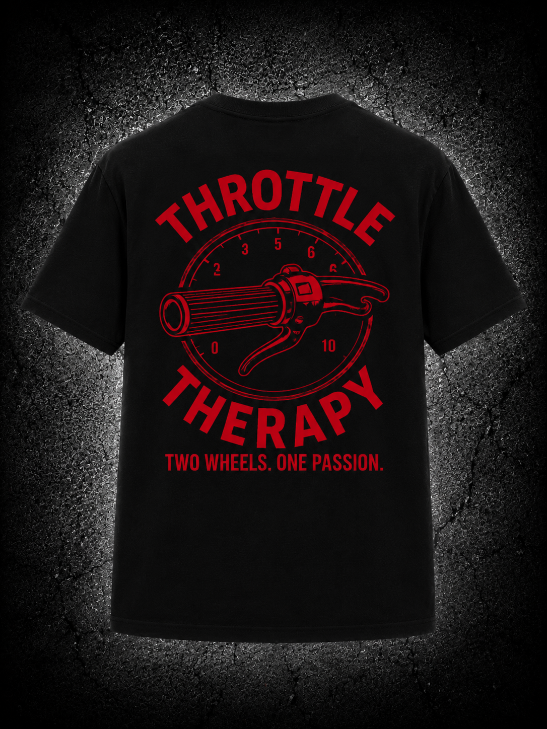Oversized Unisex T-Shirt- Black & Red
