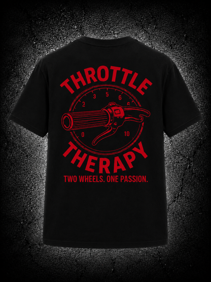 Oversized Unisex T-Shirt- Black & Red