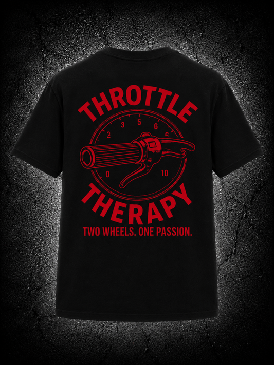 Oversized Unisex T-Shirt- Black & Red
