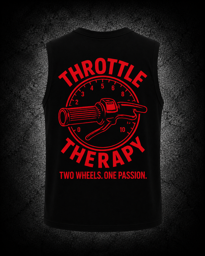 Unisex Singlet - Black & Red