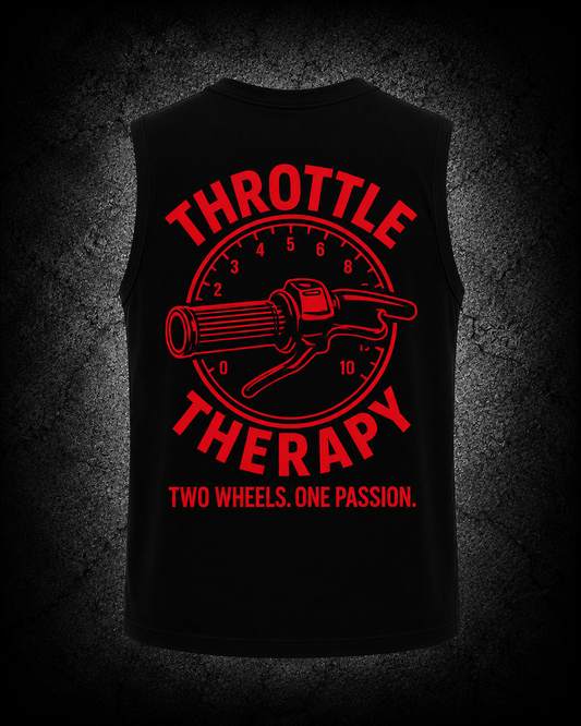 Unisex Singlet - Black & Red