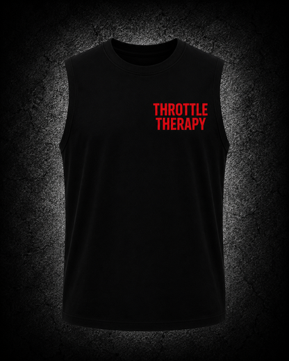 Unisex Singlet - Black & Red
