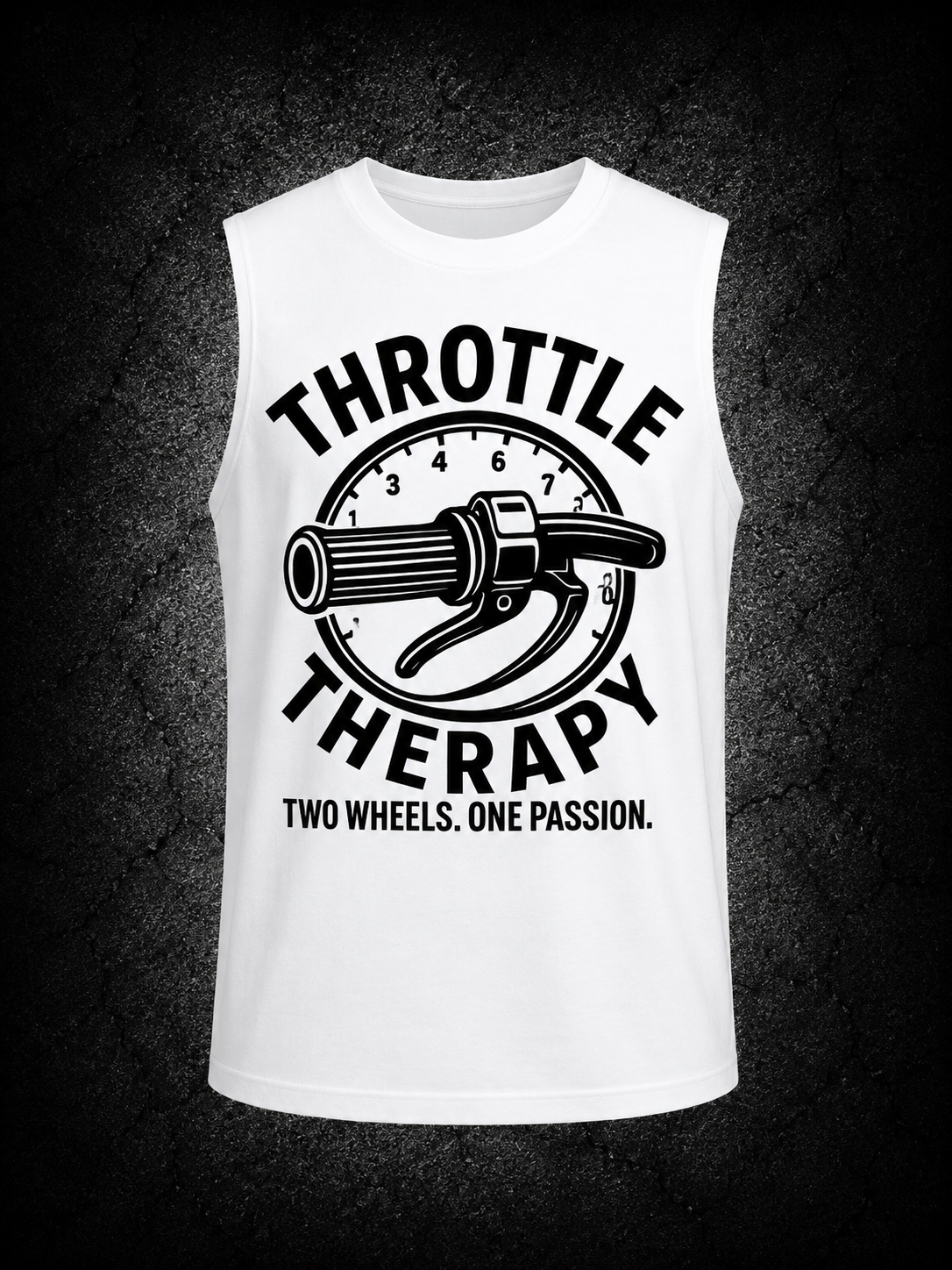 Unisex Singlet- Black & White