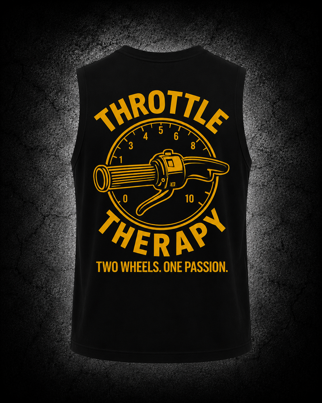 Unisex Singlet - Black & Gold