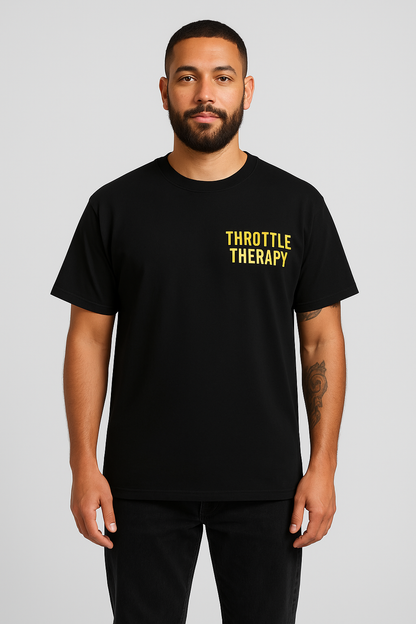 Unisex Oversized T-Shirt - Black & Gold