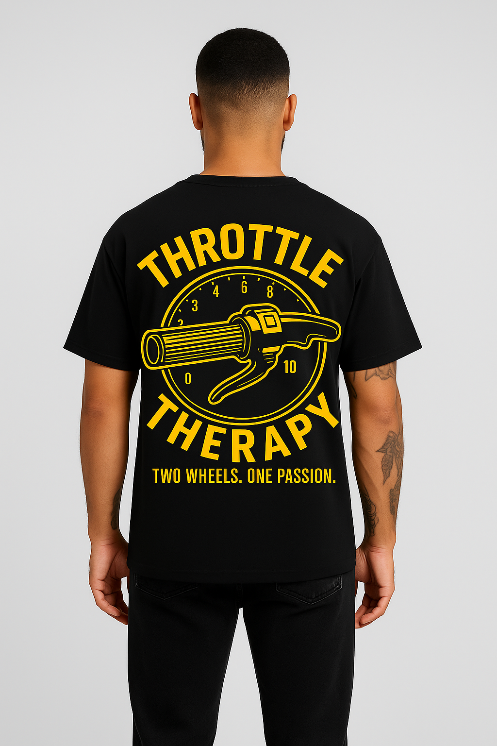 Unisex Oversized T-Shirt - Black & Gold