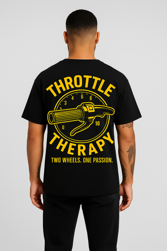 Unisex Oversized T-Shirt - Black & Gold