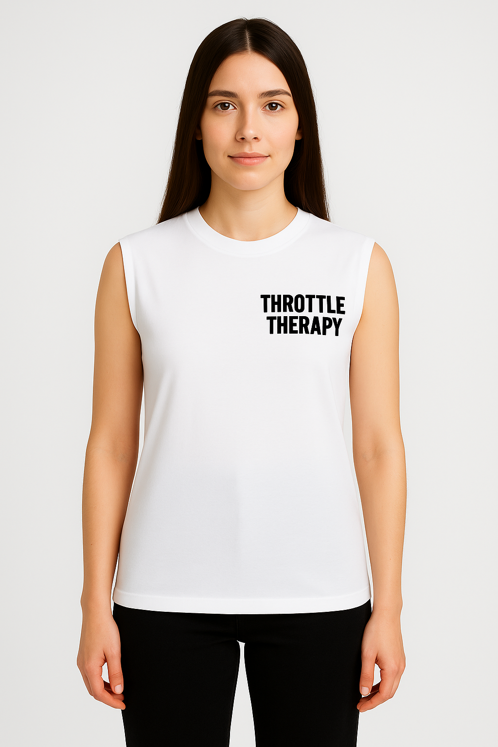 Unisex Singlet- Black & White