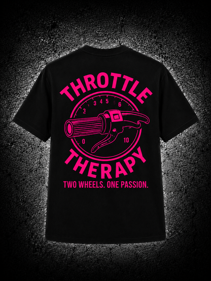 Unisex Oversized T-Shirt- Black & Pink