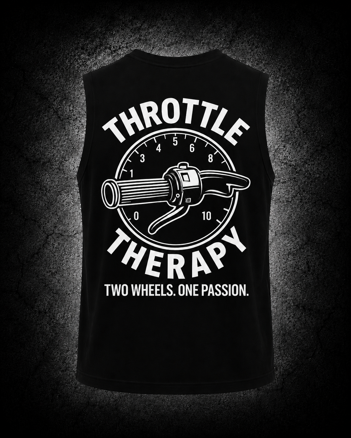 Unisex Singlet - Black & White