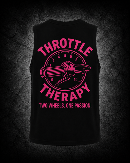 Unisex Singlet - Black & Pink